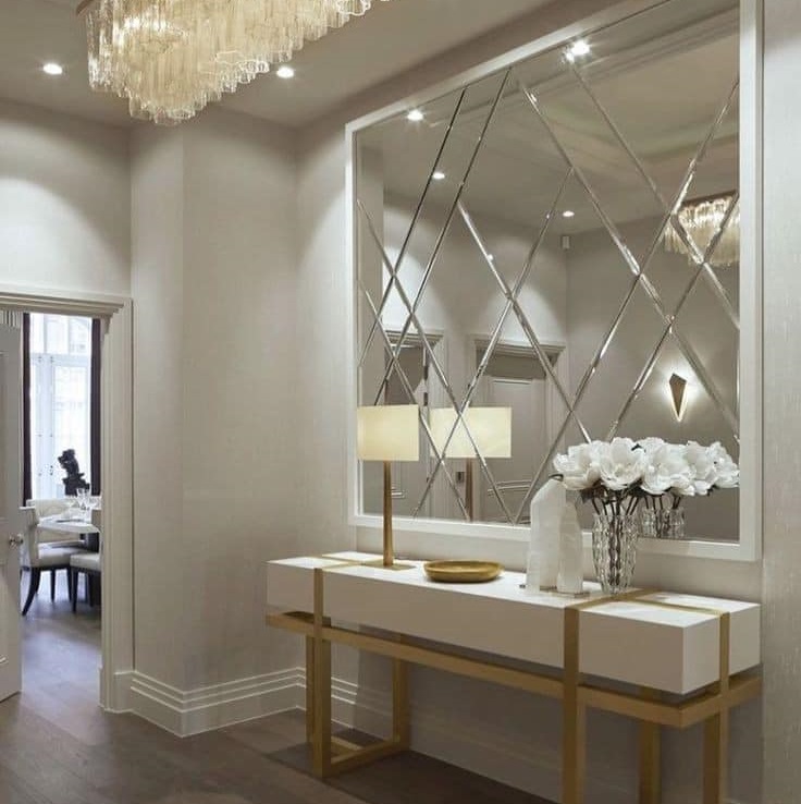 luxury hallway console table