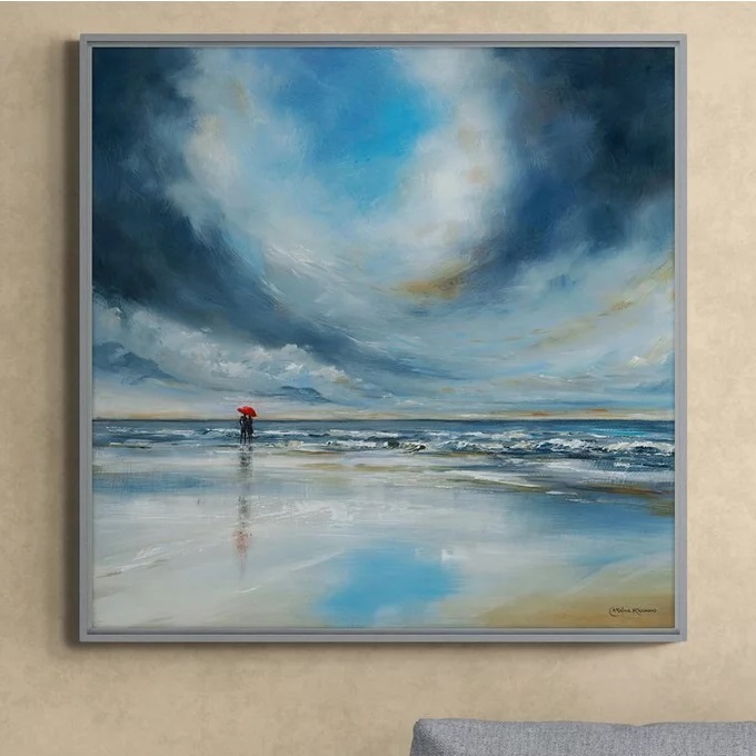 Quiet Storm Framed Canvas