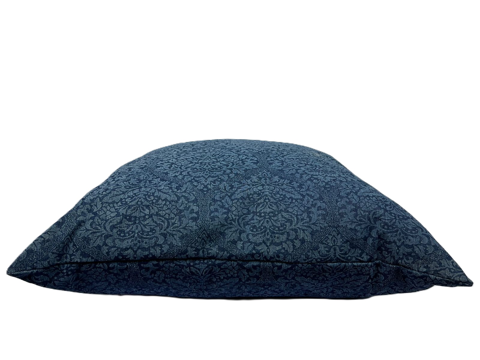 Handcrafted double-sided embossed floral design on dark blue - Image 2