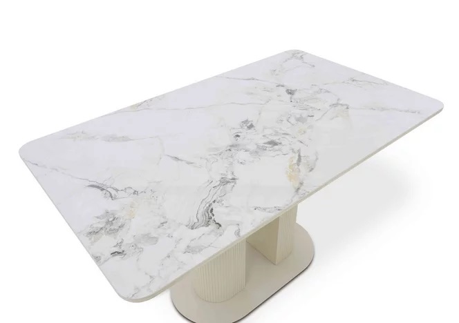 Reclaimed wood dining table - Image 2