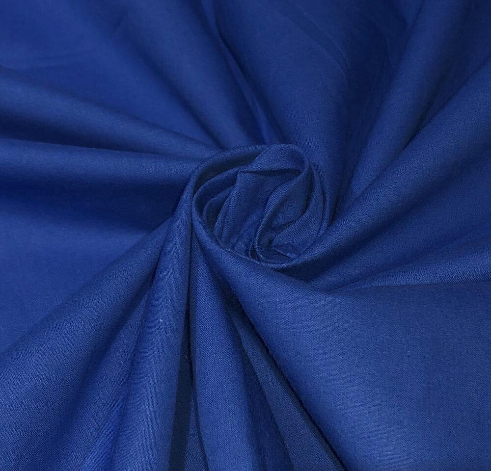 100% Cotton Electric Blue(per meter)
