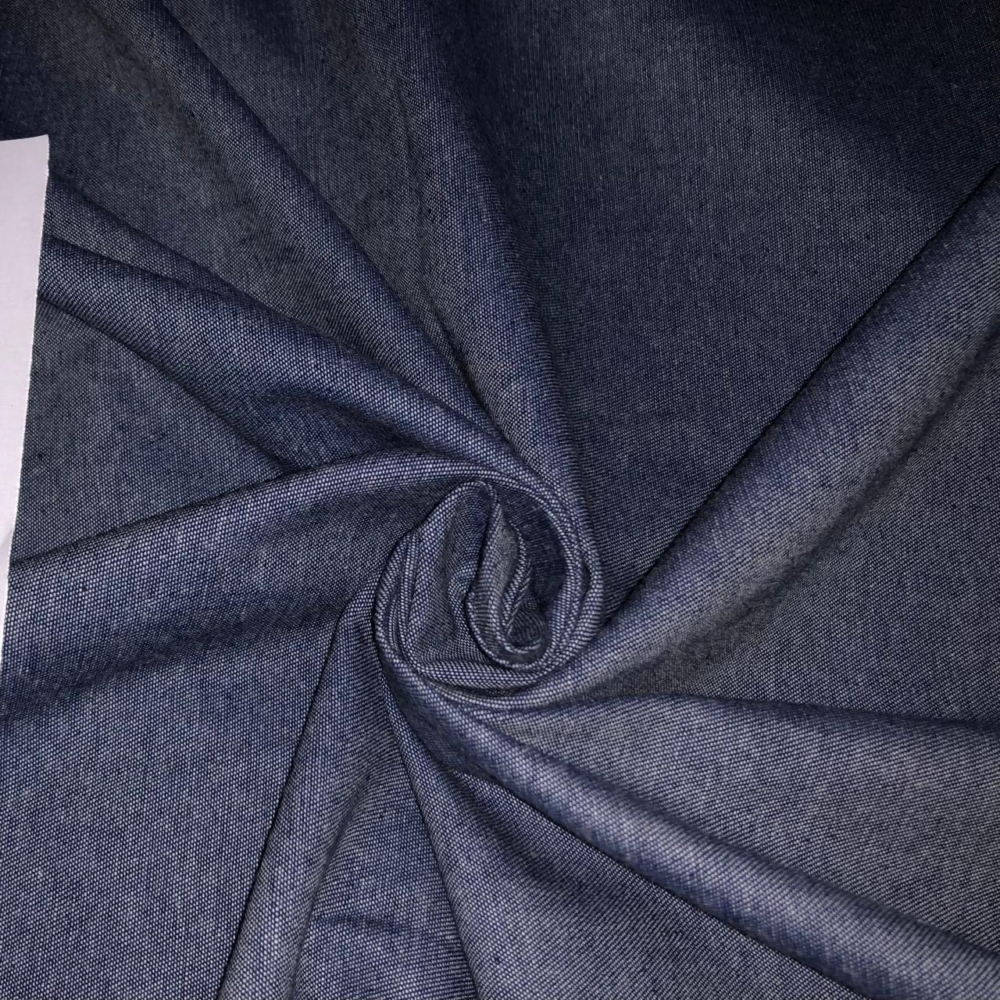 100% 100% Cotton Denim Reversable gold black and blue(per meter)