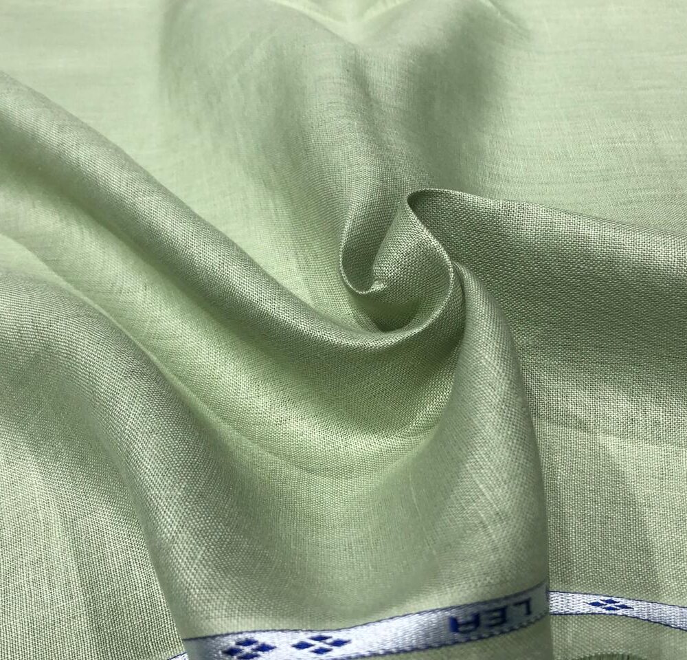 100% Premiun linen Light Olive (per meter)