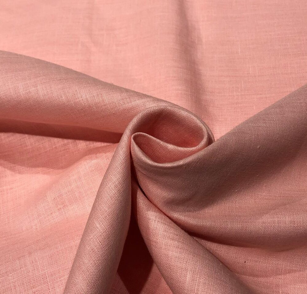 100% Premiun linen Peach (per meter)